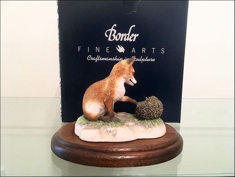 BORDER FINE ARTS - Fox and Hedgehog - Shop 1427 - Fashionably Antique